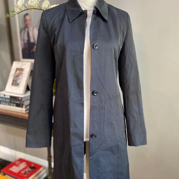 Halogen Jackets & Blazers - Halogen Single Breasted Sleek Overcoat Black Small